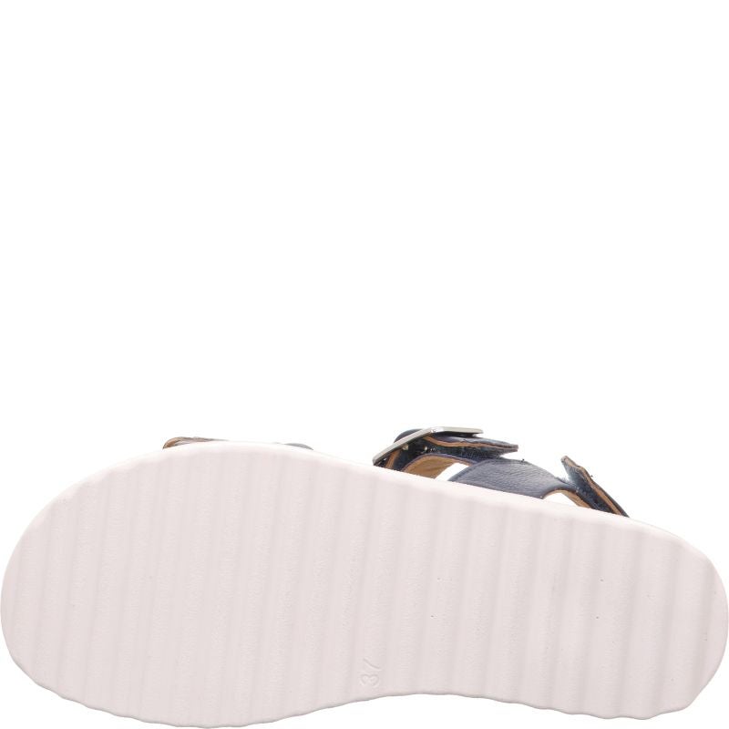 legero MOVE Damen Sandale - Material: Leder in Blau
