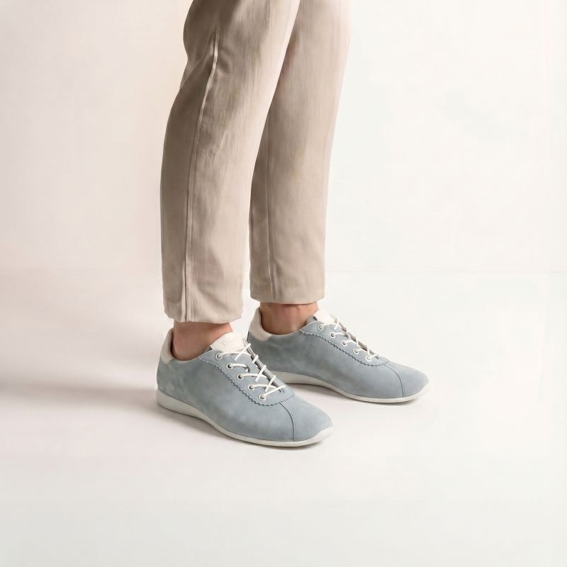 Think ALOA Woman Sneakers low - Material: Leather in Blue