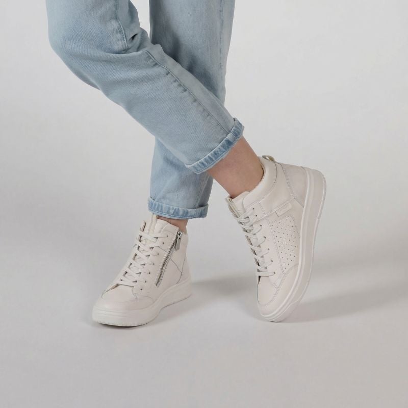 Legero REJOISE Woman Sneakers high - Material: Leather in White
