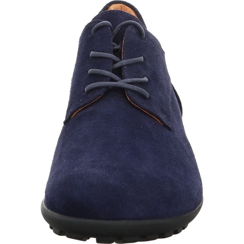 Think KONG HERREN Lace up shoe - Material: Leather in Blue