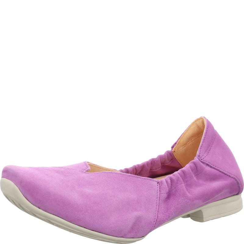 Think GAUDI Woman Ballerina - Material: Leather in Purple