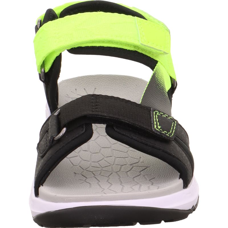 Superfit CRISS CROSS Boys Sandal - Material: Textil/Sonstiges Material in Black