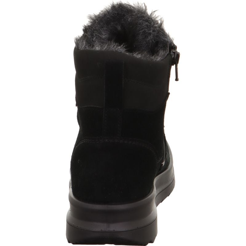 legero DREAMER Damen Schnürboots - Material: Leder in Schwarz
