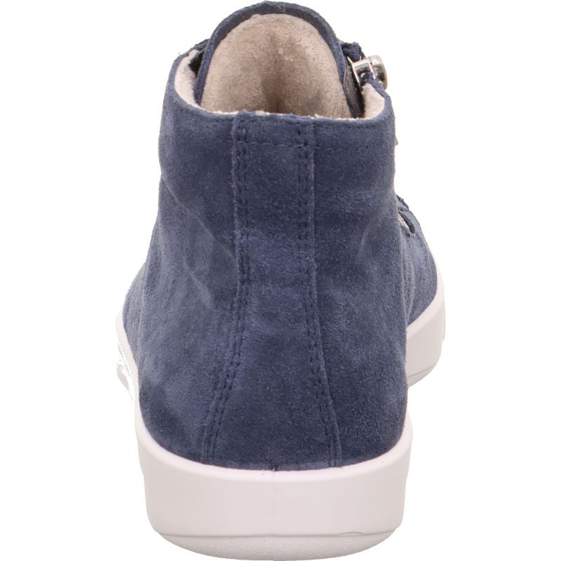 Legero SILENCE Damen Sneaker high - Material: Leder in Blau