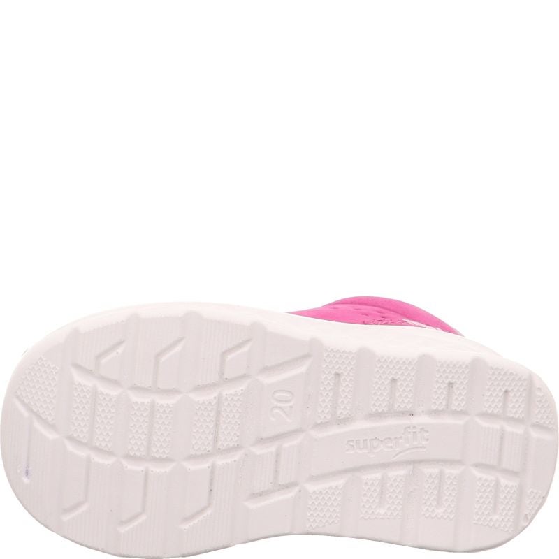Superfit BREEZE Sneaker high - Material: Leder in Pink
