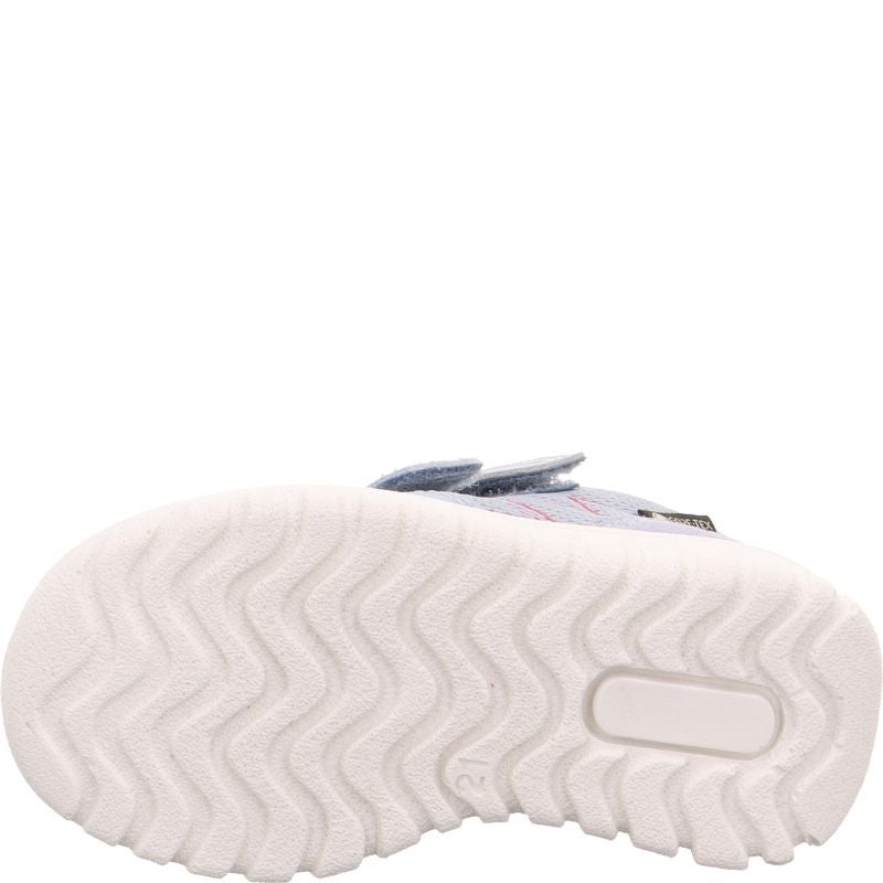 Superfit SPORT7 MINI Girls Sneakers low - Material: Leder/Sonstiges Material/Texti in Blue