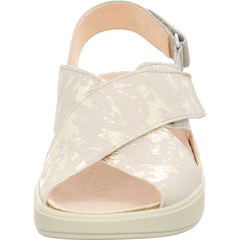 Think! MEGGIE Damen Riemchensandale - Material: Leder in Beige