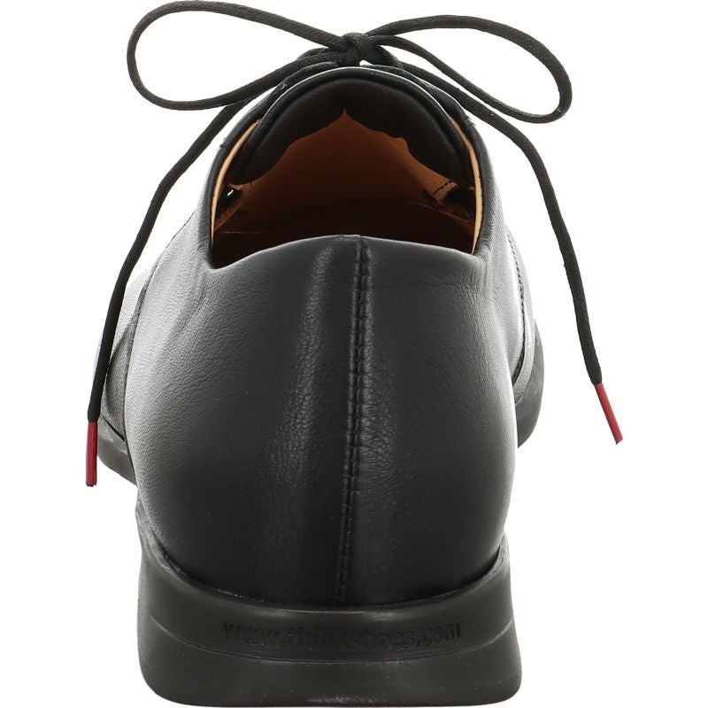 Think! PENSA DAMEN Damen Schnürschuh - Material: Leder in Schwarz