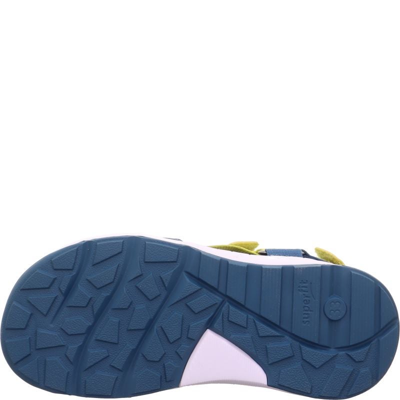 Superfit CRISS CROSS Sandal - Material: TextilSonstigesMaterial in Blue