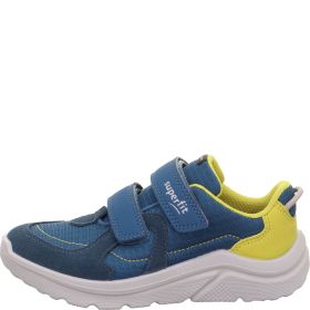 Superfit KICKS Sneaker low - Material: Leder/Sonstiges Material/Textil in Blau