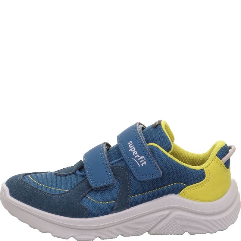 Superfit KICKS  - Material: LederSonstigesMaterialTexti in Blue