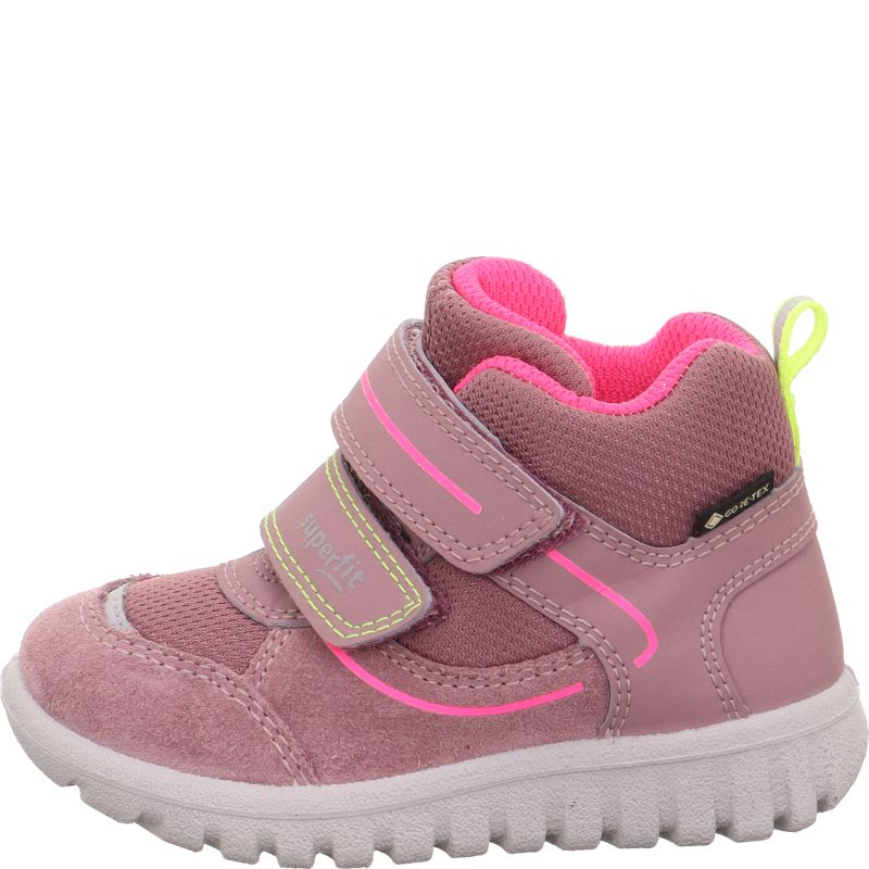 Superfit SPORT7 MINI Mädchen Sneaker high - Material: Leder/Sonstiges Material/Textil in Lila