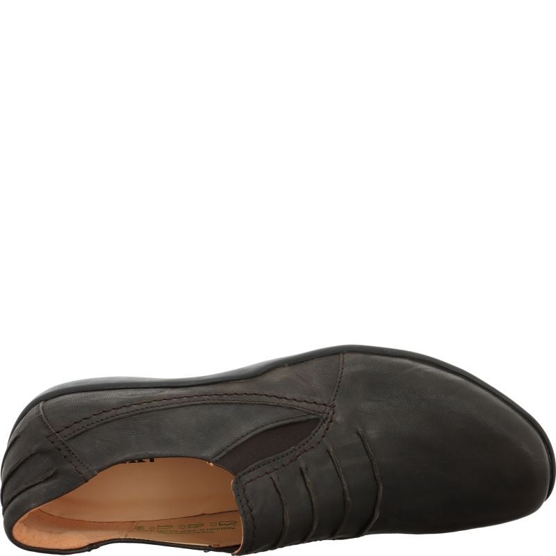 Think STONEHERREN Slipper - Material: Leather in Brown