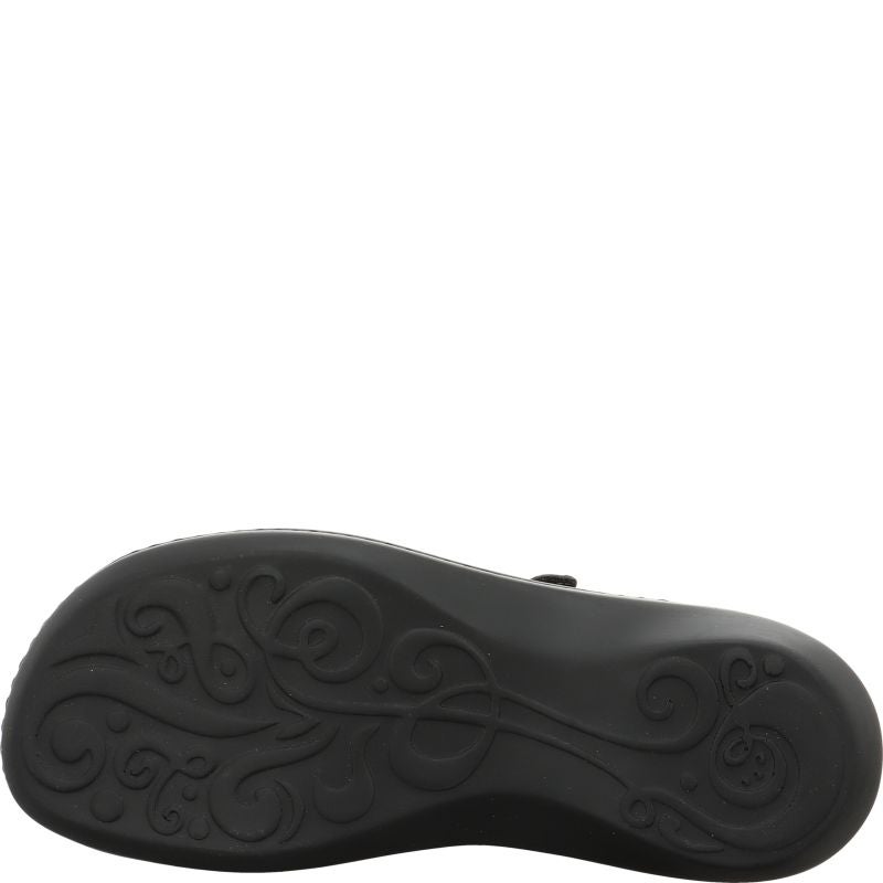 Think! CAMILLA Damen Pantolette - Material: Leder in Schwarz