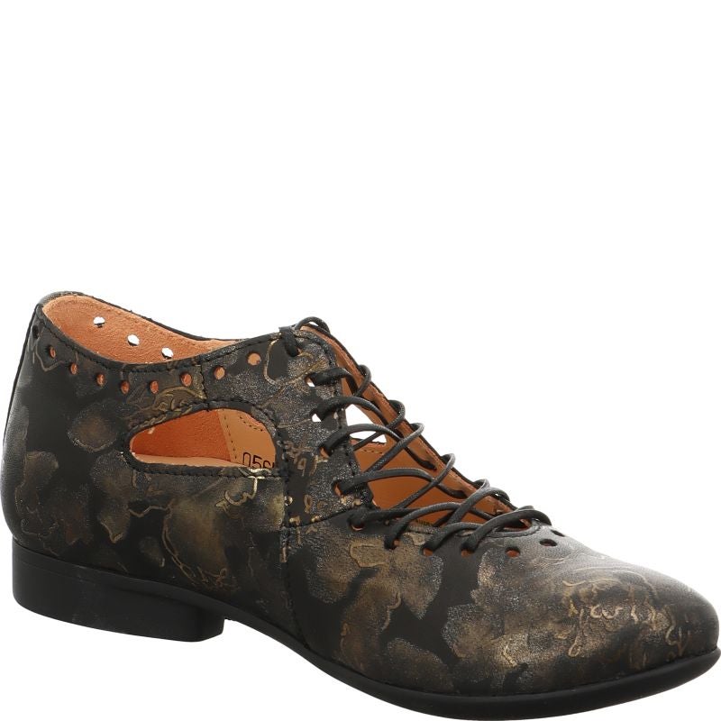 Think GUAD2 Lace up shoe - Material: Leather in Multicolored