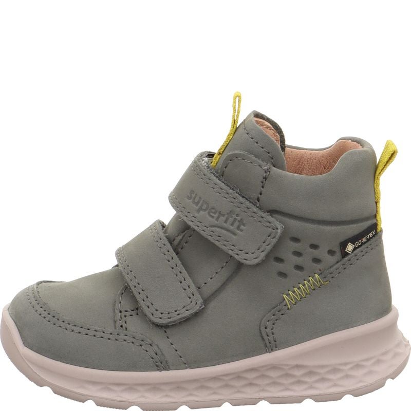 Superfit BREEZE Sneakers high - Material: Leather in Green