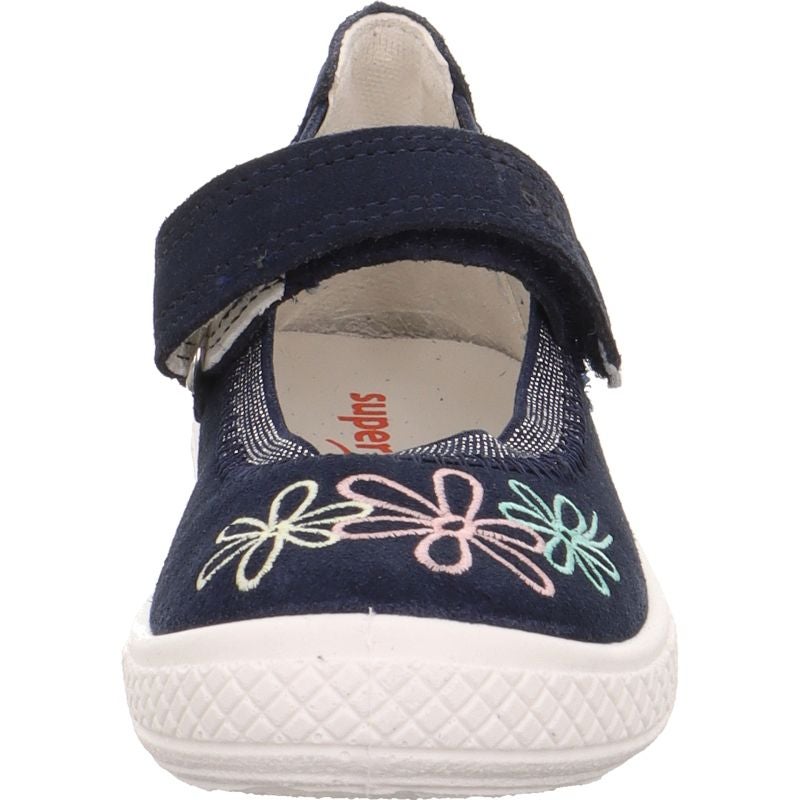 Superfit TENSY Girls Ballerina - Material: Leather in Blue