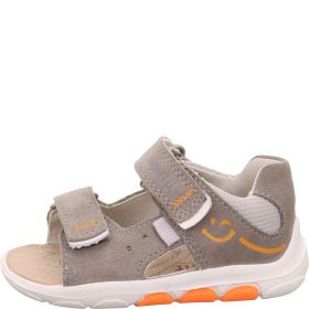 Superfit NINO Sandale - Material: Leder/Textil in Grau