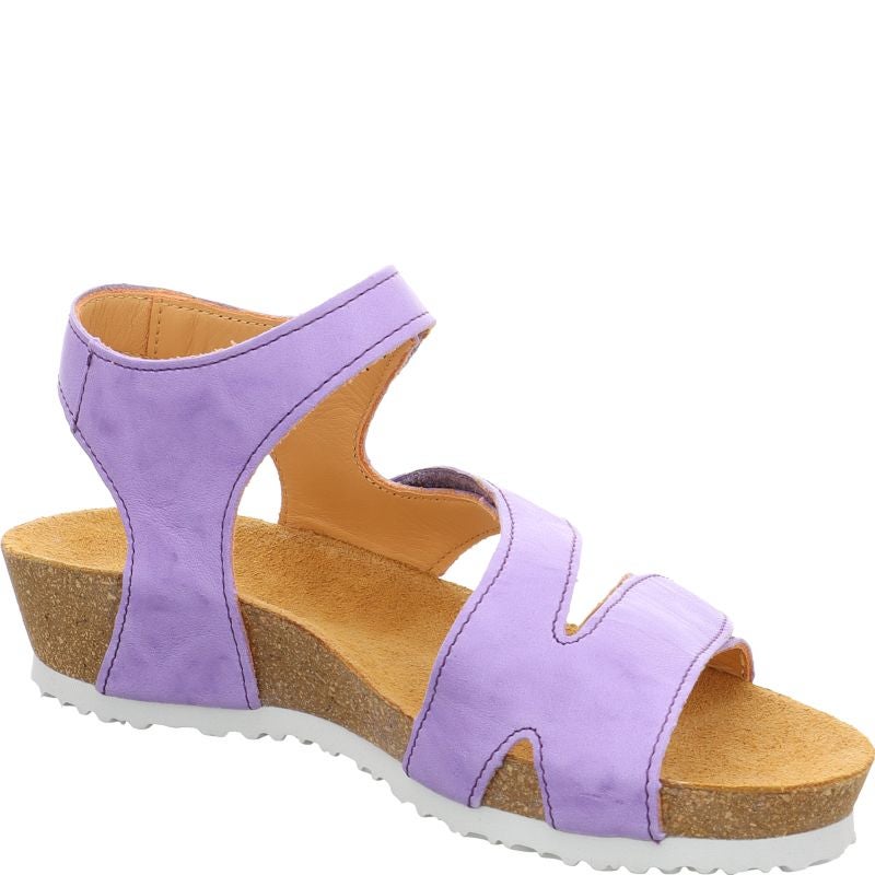 Think! DUMIA Damen Riemchensandale - Material: Leder in Lila