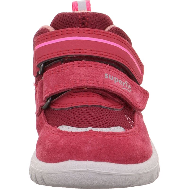 Superfit SPORT7 MINI Unisex | Girls Sneakers low - Material: Leder/Sonstiges Material/Texti in Red