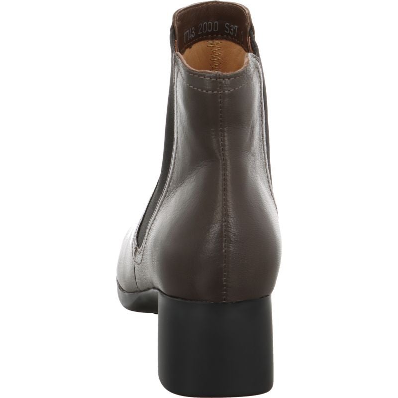 Think NANI Woman Ankle boot - Material: Leather in Grey
