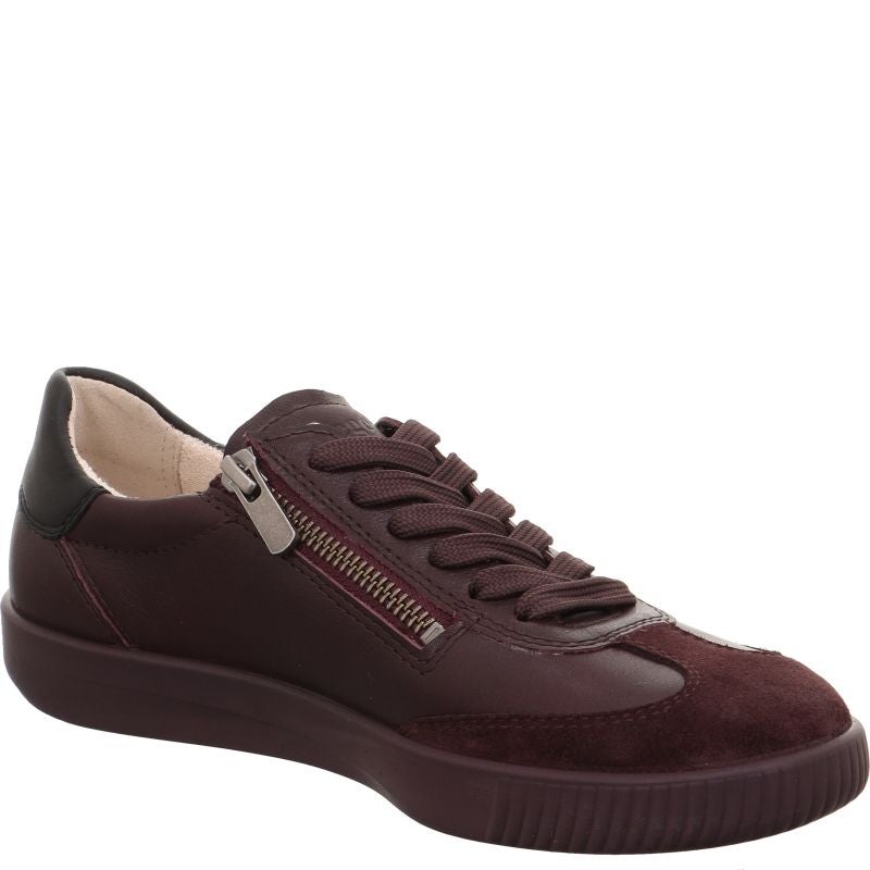 legero SILENCE Damen Sneaker low - Material: Leder in Rot