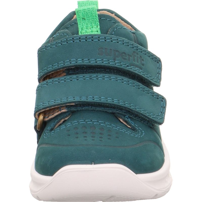 Superfit BREEZE Sneaker high - Material: Leder in Grün