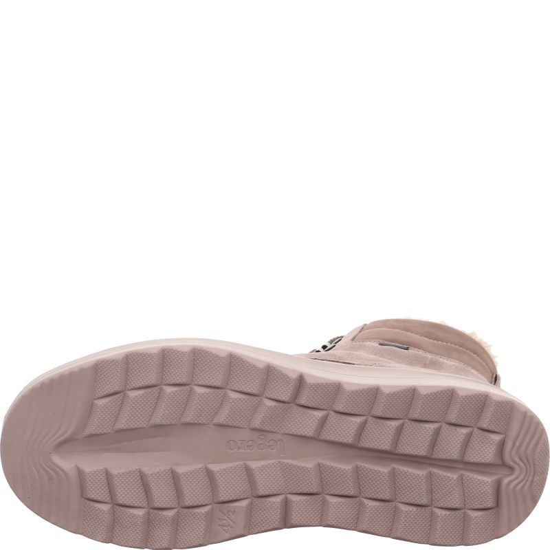 legero DREAMER Damen Schnürboots - Material: Leder in Rosa