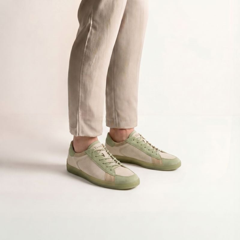 Think TURNA MEN Men Sneakers low - Material: Leather in Green