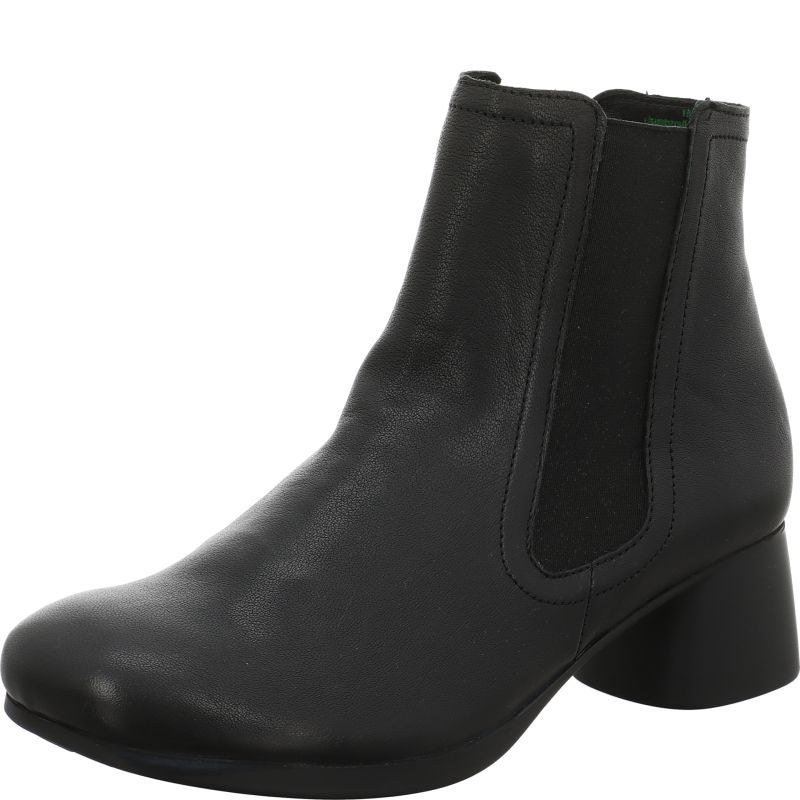 Think NANI Woman Ankle boot - Material: Leather in Black