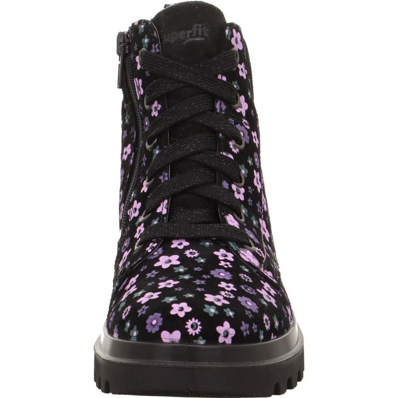Superfit ABBY NOVA Mädchen Boots - Material: Leder/Textil in Schwarz