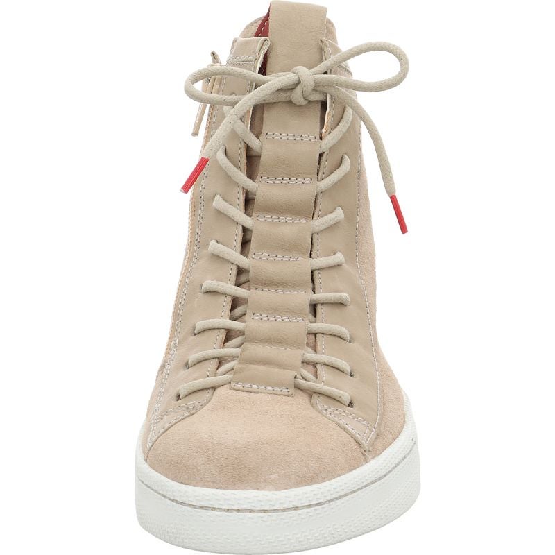 Think KUMI Woman Sneakers high - Material: Leather in Beige