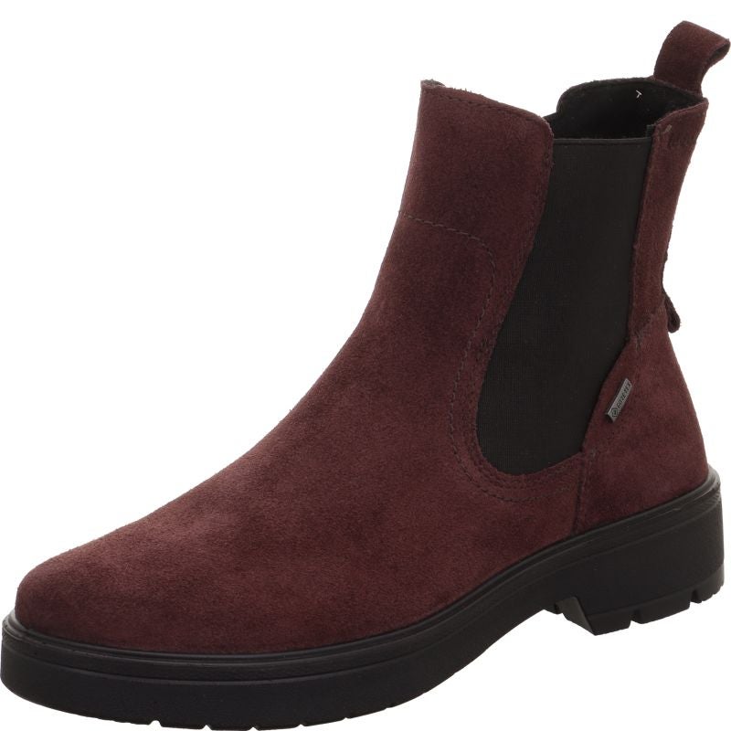 legero MYSTIC Damen Chelsea Boots - Material: Leder in Rot