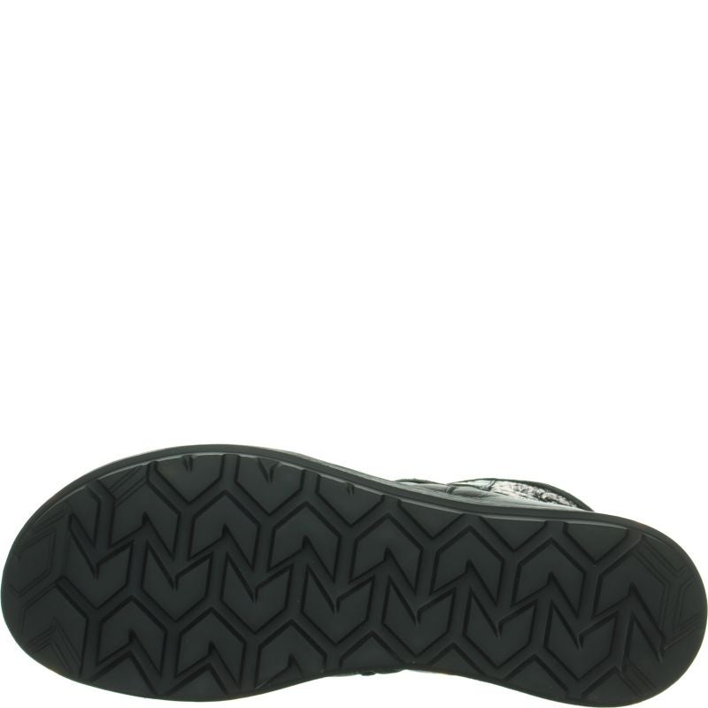 Think COMODA Woman Ankle boot - Material: Leather in Black