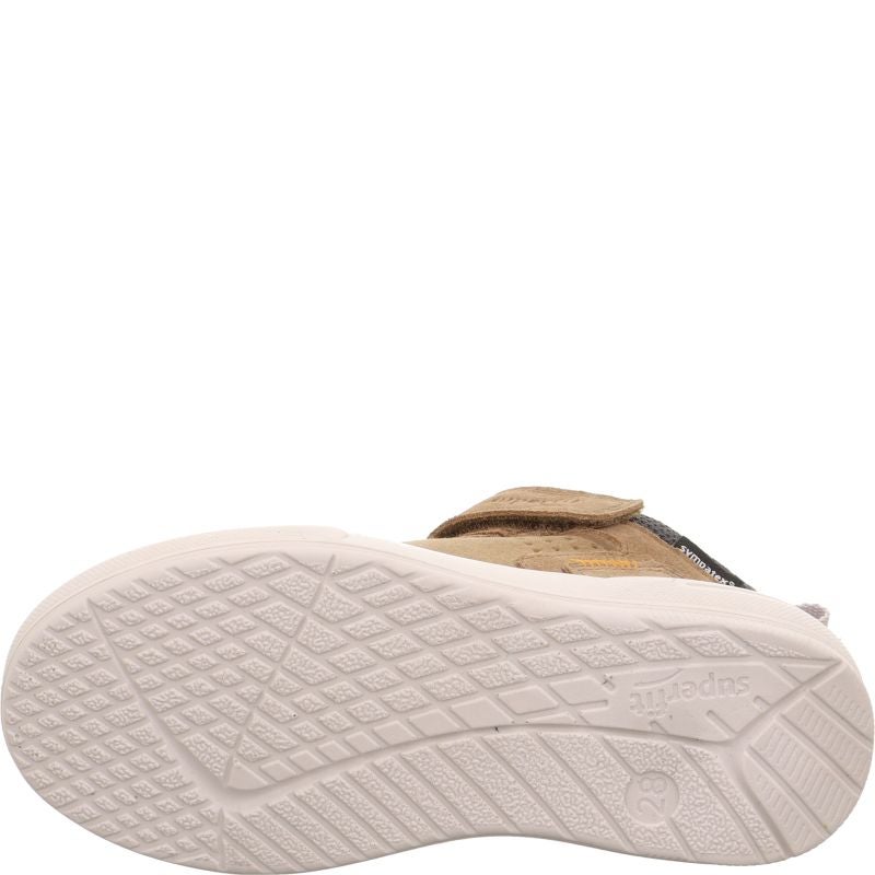 Superfit MAVERICK Boys Sneakers high - Material: Leder/Sonstiges Material/Texti in Brown