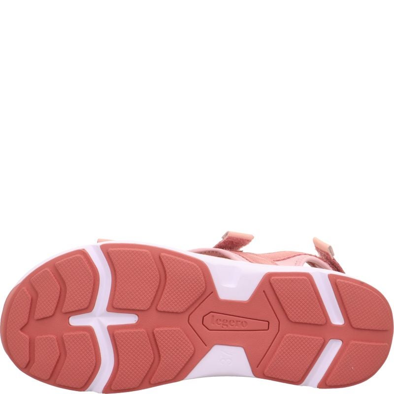 Legero LIBERTY Damen Sandale - Material: Textil in Rosa