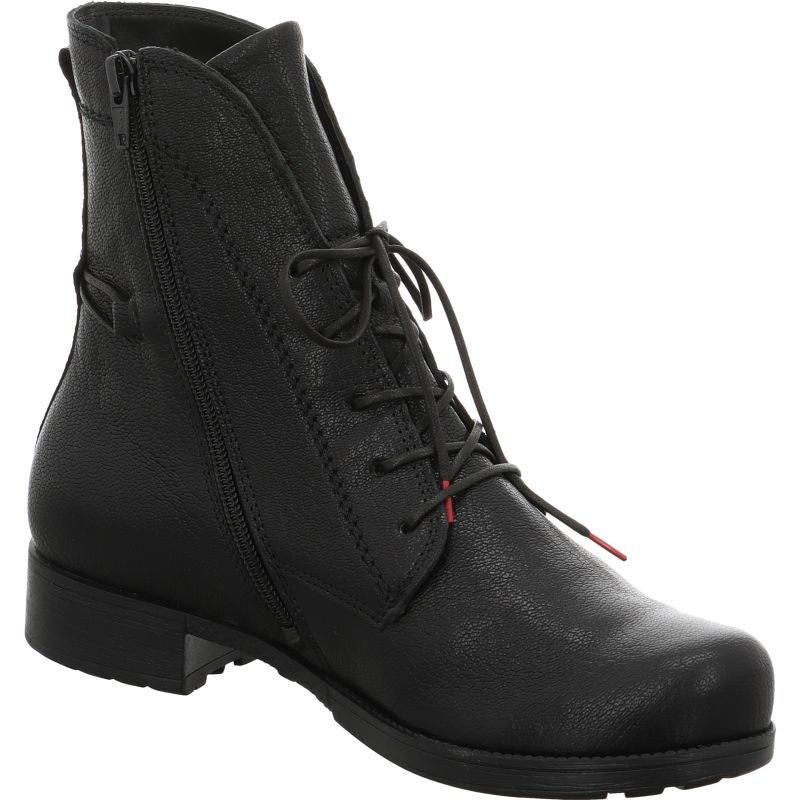 Think! DENK! Damen Stiefelette - Material: Leder in Schwarz