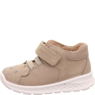 Superfit BREEZE Boys Sneakers low - Material: Leather in Beige