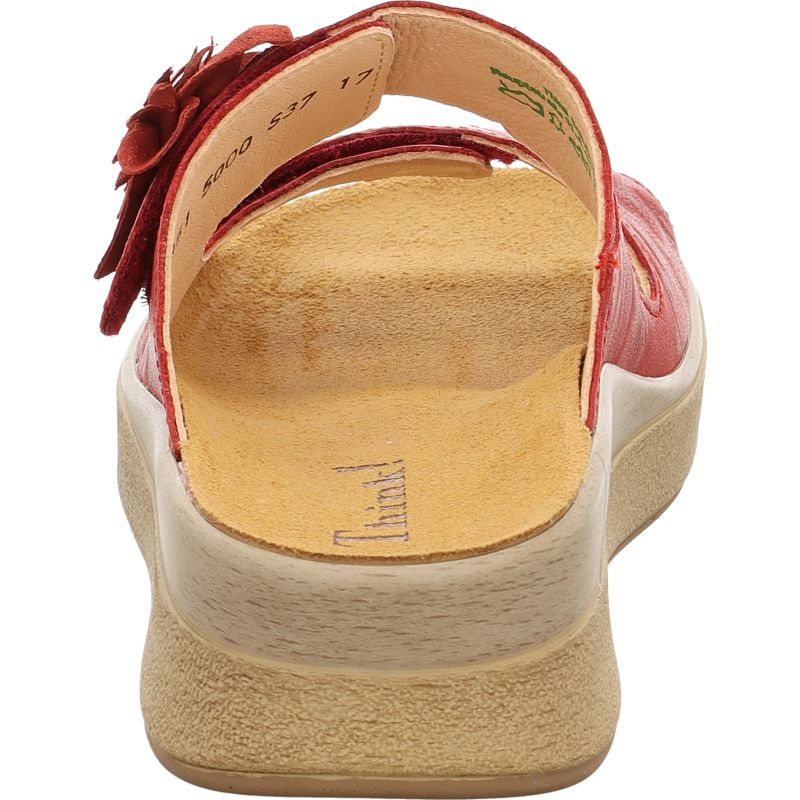 Think MEGGIE Woman Mules - Material: Leather in Red