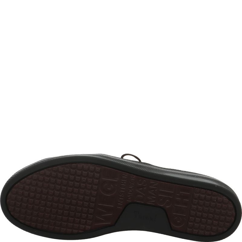 Think KUMI Woman Sneakers low - Material: Leather in Brown