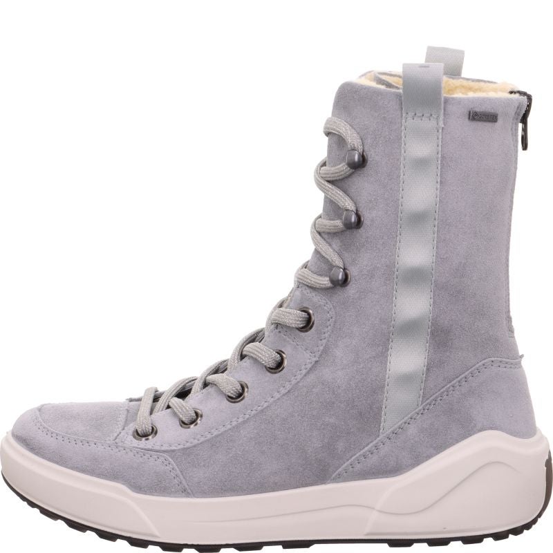 Legero COSY Woman Lace-up boot - Material: Leather in Grey