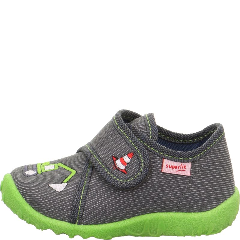 Superfit SPOTTY Boys Slipper - Material: Textile in Grey