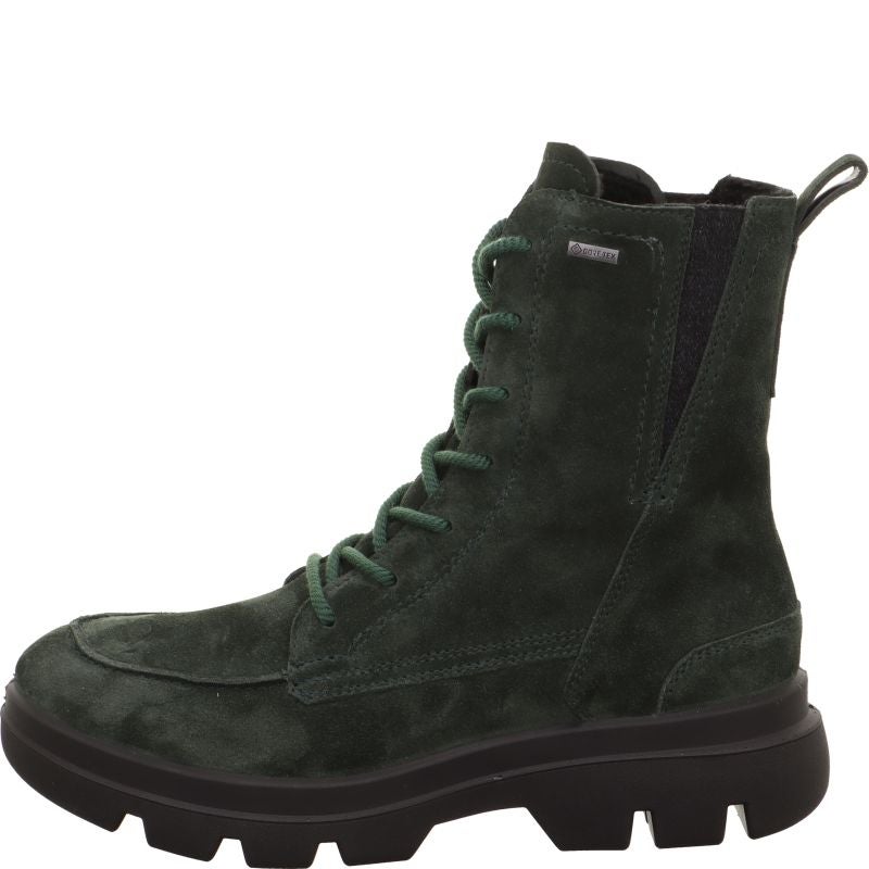 Legero ANGELINA Damen Schnürboots - Material: Leder in Grün