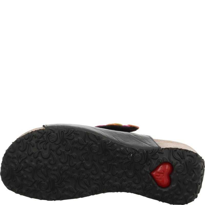 Think MIZZI DAMEN Woman Mules - Material: Leather in Black