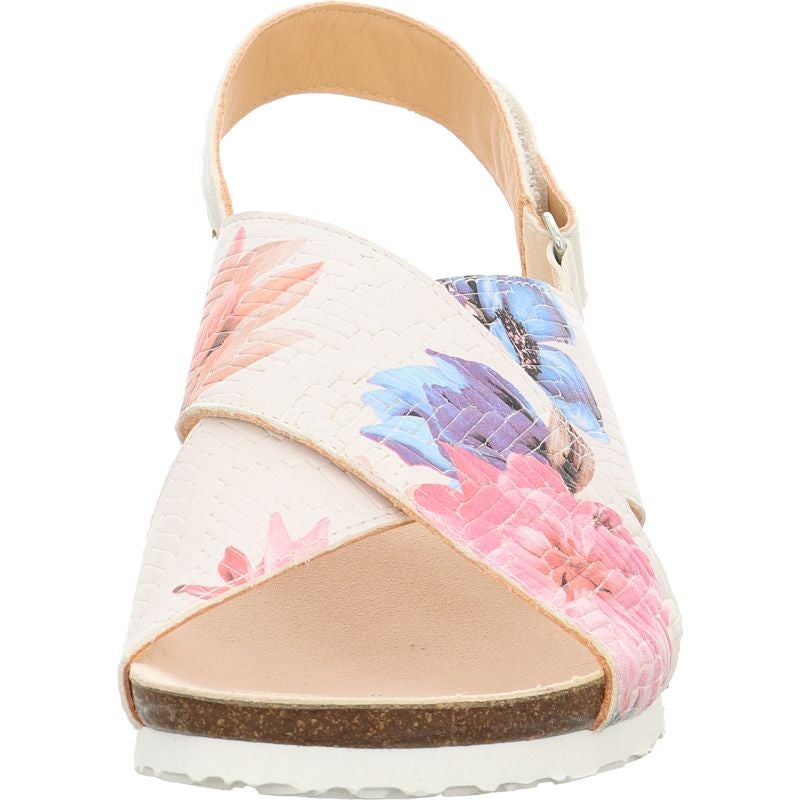 Think JULIA DAMEN Woman Strap sandal - Material: Leather in Multi Colour