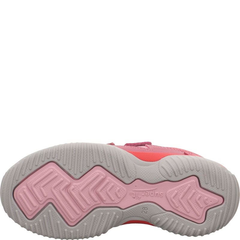 Superfit STORM Girls Sneakers low - Material: Leder/Sonstiges Material/Texti in Pink