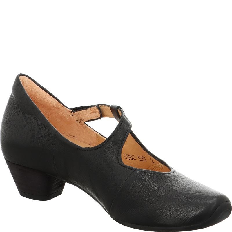 Think AIDA DAMEN Woman  - Material: Leather in Black