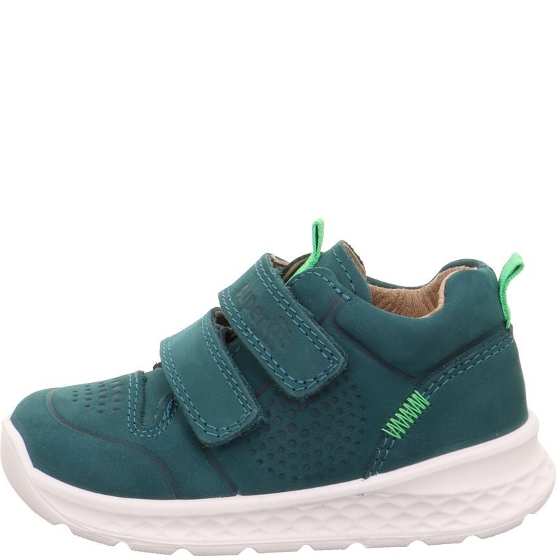 Superfit BREEZE Sneaker high - Material: Leder in Grün