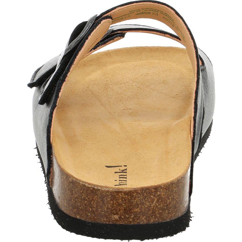 Think WOLFI Men Mules - Material: Leather in Black