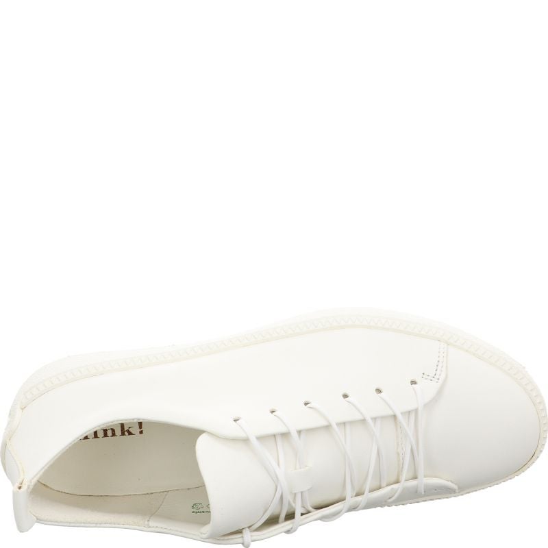 Think TURNA WOMEN Woman Sneakers low - Material: Leather in White